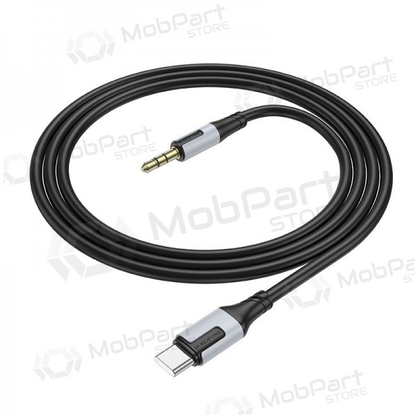 Audio kaapeli Borofone BL19 USB-C to 3,5mm musta