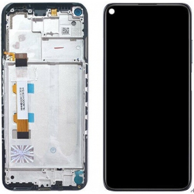 Xiaomi Redmi Note 9T näyttö (musta) (kehyksellä) (service pack) (alkuperäinen)