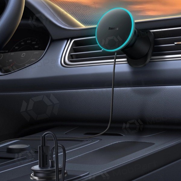 Automobilinis laikiklis-laturi Baseus CW01 MagSafe 15W musta C40141001111-00