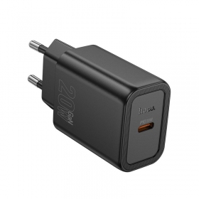 Puhelimen laturi Hoco N60 20 W GaN USB-C musta