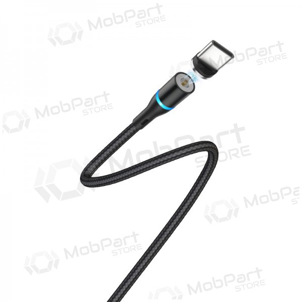 USB kaapeli Borofone BU16 Skill Magnetic Type-C 1.0m (musta)