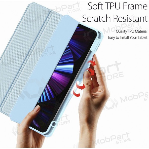 Suojakuori Dux Ducis Toby Samsung X620/X626 Tab S10 FE Plus sininen Suojakuori Dux Ducis Toby Samsung X620/X626 Tab S10 FE Plus sininen