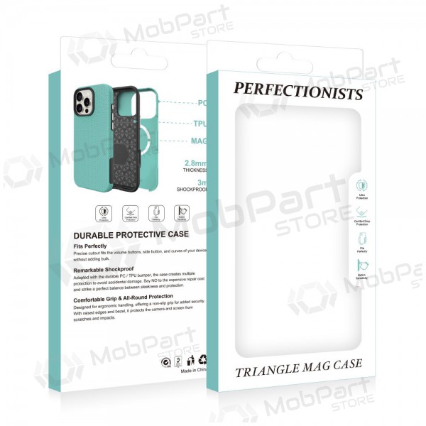 Suojakuori Perfectionists Triangle Mag Case Apple iPhone 12 mini musta Suojakuori Perfectionists Triangle Mag Case Apple iPhone 12 mini musta