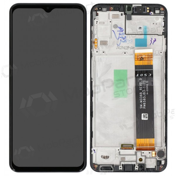 Samsung Galaxy A23 4G -näyttö (musta) (kehyksellä) (alkuperäinen)