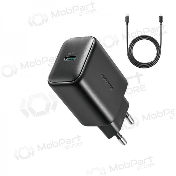 Laturi Joyroom JR-TCF23 USB-C 25W + USB-C to USB-C cable 1.0m musta