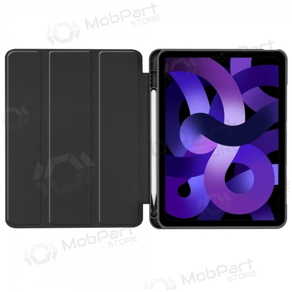 Apple iPad Air (2020, 2022, 2024, 2025, 2026) kotelo - Tech-Protect SmartCase Pen Holder (musta)