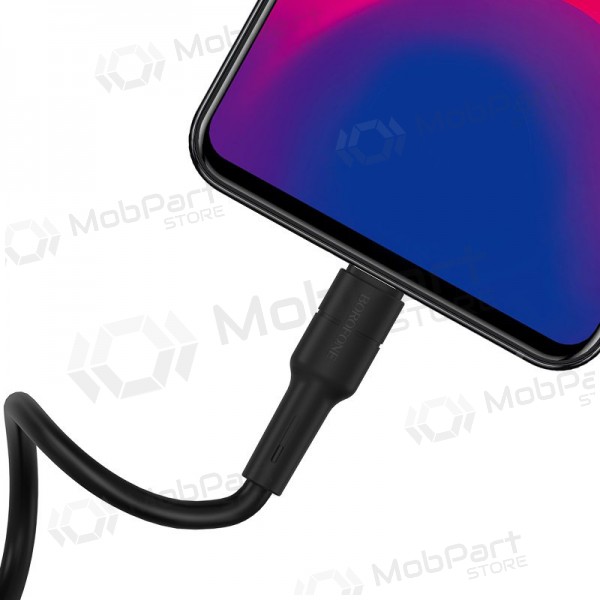 USB kaapeli Borofone BX30 microUSB 1.0m (musta)