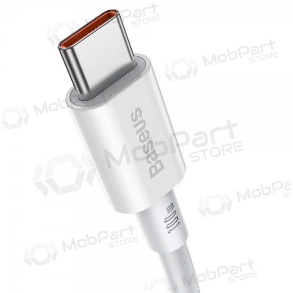 Kaapeli Baseus Superior Type-C - Type-C 100W 1.0m (valkoinen) CATYS-B02