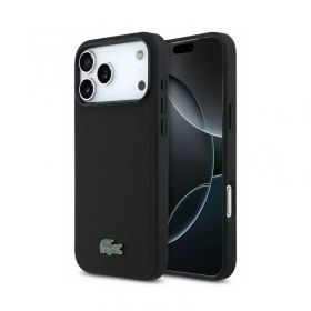 Apple iPhone 18 Pro Max kotelo - Lacoste PVC Petit Pique Semi Wrap Embossed MagSafe (vihreä)