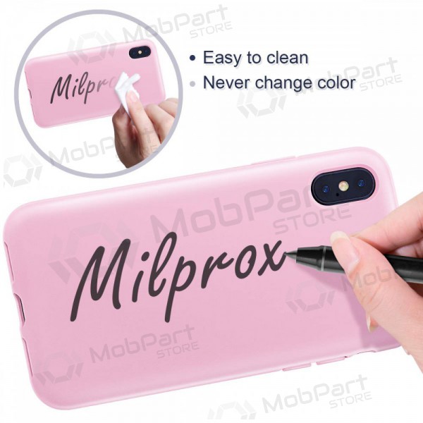 Apple iPhone 13 Pro Max kotelo - Liquid Silicone 1.5mm (vaaleanpunainen)