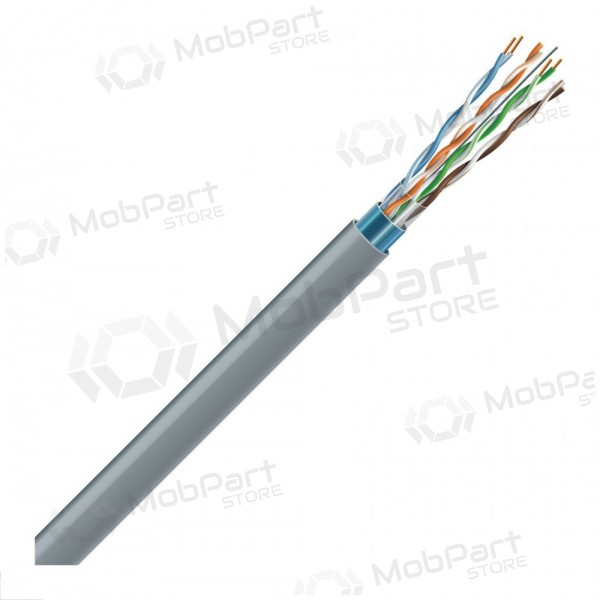 LAN-verkkokaapeli ECG FTP 5e (sisäkäyttöön, suojattu, PVC, Eca, 305 m, E)