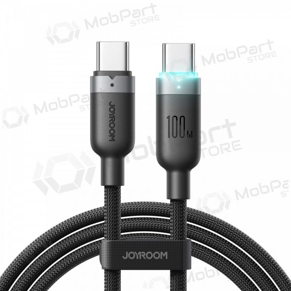 USB-C-kaapeli Joyroom S-A63 USB-C–USB-C 1,2 m 100 W musta