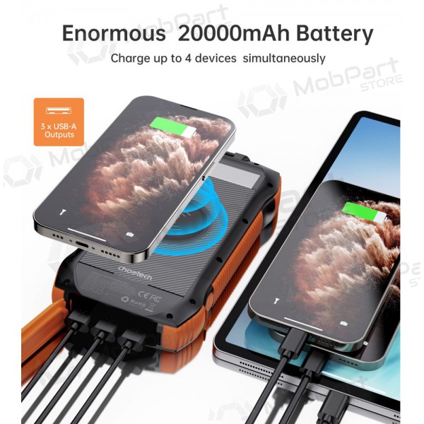 Ulkoinen paristo Power Bank Choetech B657 20000mAh