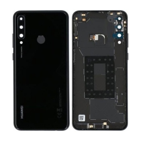 Huawei Y6p 2020 takaakkukansi (Midnight Black) (käytetty grade C, alkuperäinen)
