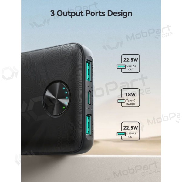 Ulkoinen paristo Power Bank Joyroom JR-PBF15 22.5W 10000mAh musta