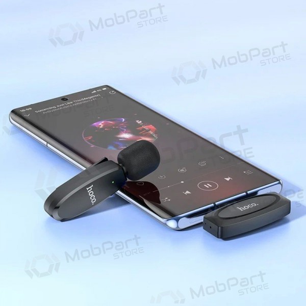 Mikrofoni Hoco L15 Type-C musta