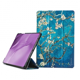 Samsung Galaxy Tab A9+, Tab A11+ kotelo - Smart Leather (sakura)