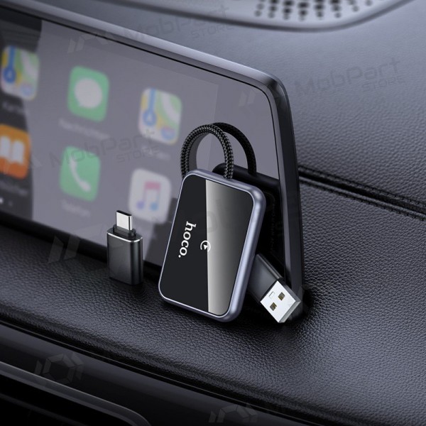 CarPlay-sovitin Hoco HU1 langaton musta