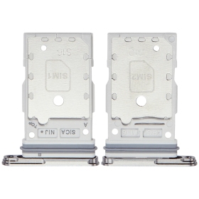 Samsung Galaxy S25, S25+ Dual SIM kortin pidike (hopea) (alkuperäinen)