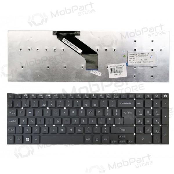 Packard Bell LG71, TG71, LV11, LV44, LS11, TS44 (UK) näppäimistö