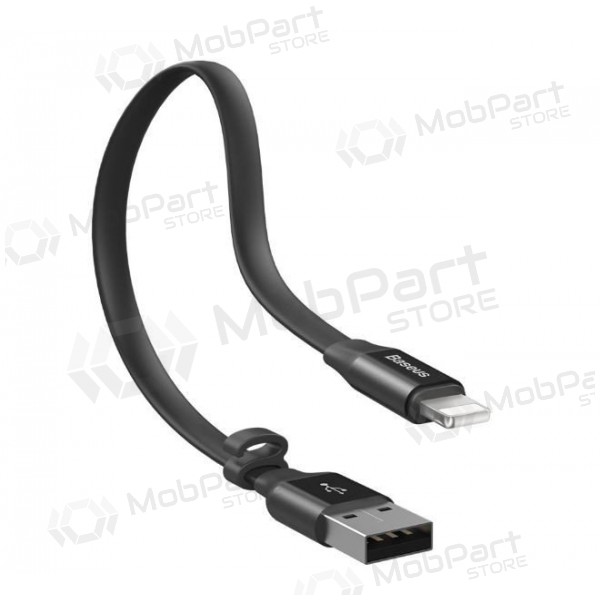 USB kaapeli Baseus lightning 0.23m (2A) (musta)
