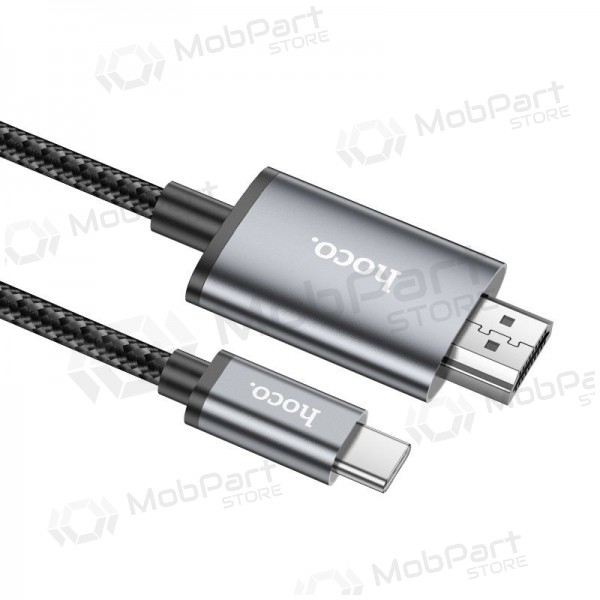 Sovitin Hoco UA27 USB-C to HDMI harmaa