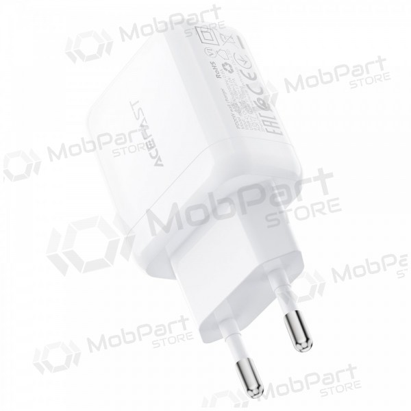Laturi Acefast A130 20W USB-C valkoinen