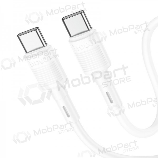 USB kaapeli Hoco X83 60W Type-C to Type-C 1.0m valkoinen