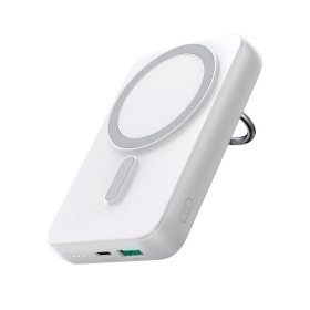 Ulkoinen paristo Power Bank Joyroom JR-W050 20W Magnetic Wireless 10000mAh valkoinen