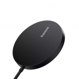 MagSafe langaton laturi Baseus Simple Mini 3 15 W musta