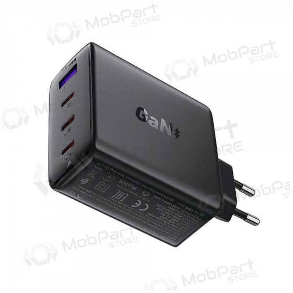 Puhelinlaturi Acefast A94 100 W GaN 3x USB-C + USB-A musta