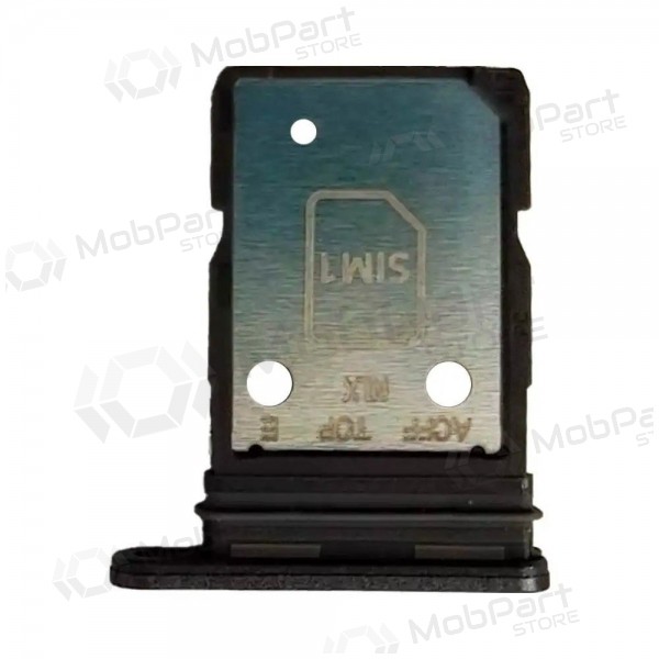 SIM kortin pidike Samsung A366 A36 5G Awesome Black alkuperäinen (service pack)