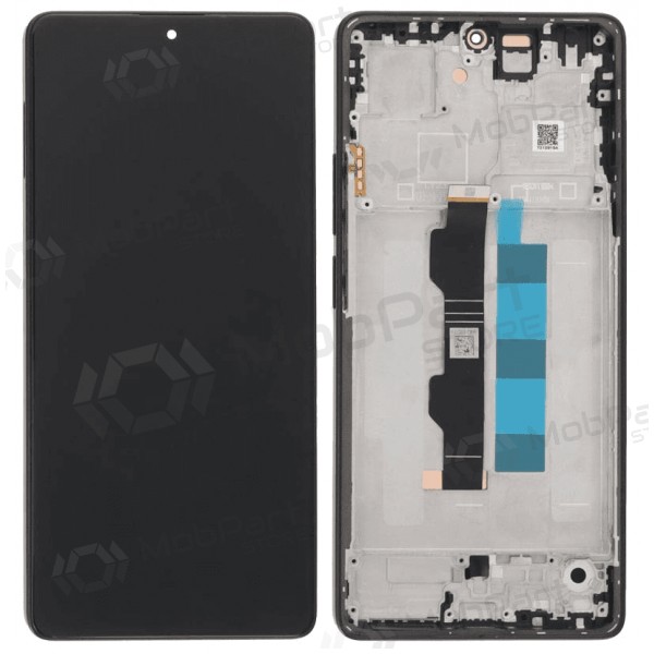 Xiaomi Redmi Note 13 Pro 4G, Poco M6 Pro 4G näyttö (musta) (kehyksellä) (OLED)