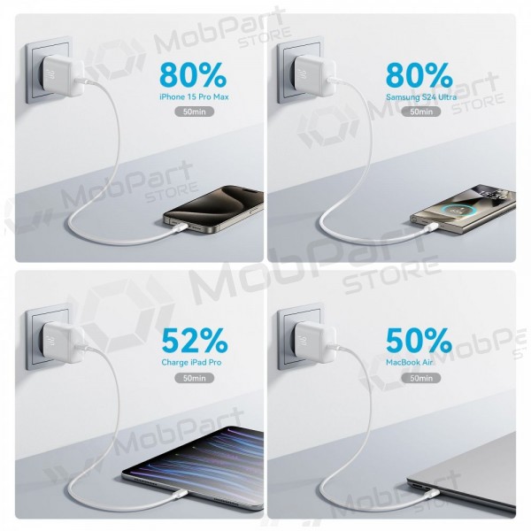Laturi Joyroom JR-TCF24 USB-C PD30W valkoinen
