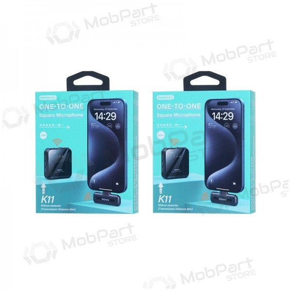 Mikrofoni Remax K11 Lightning musta