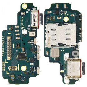 Samsung S911 Galaxy S23 latauspistorasian ja mikrofonin liitin (latausliitin) (service pack) (alkuperäinen)