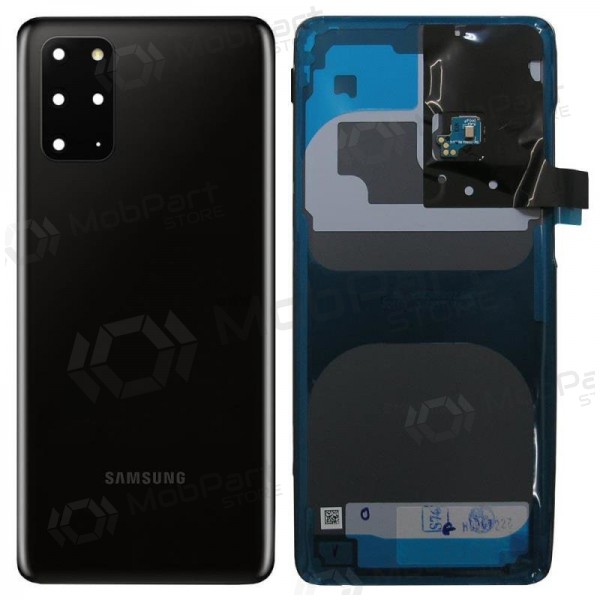 Samsung G985 / G986 Galaxy S20 Plus takaakkukansi musta (Cosmic Black) (service pack) (alkuperäinen)