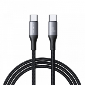 USB kaapeli Joyroom S-A28 USB-C to USB-C 60W 1.0m musta