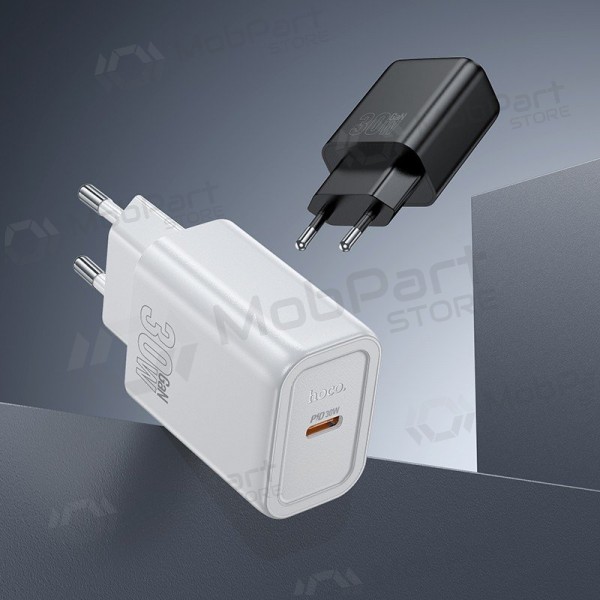 Puhelimen laturi Hoco N62 GaN USB-C USB-C-kaapelilla 1 m musta