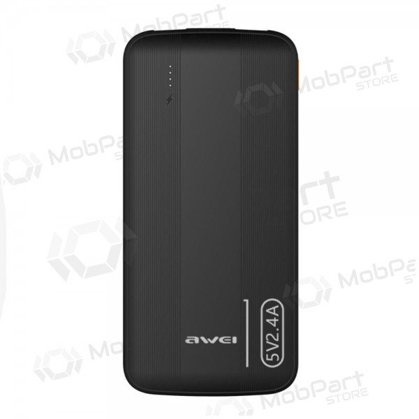 Ulkoinen paristo Power Bank Awei P20K 5V/2.4A 10000mAh musta
