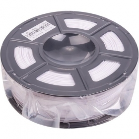 3D spausdinimo plastikas ABS, 1.75mm, 1kg, valkoinen