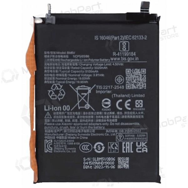 Xiaomi Redmi Note 13 Pro 5G, Poco X6 akku (BM5V) - Premium