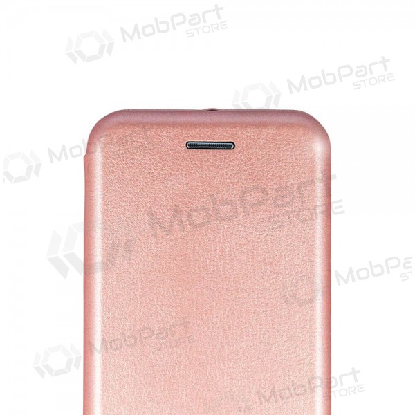 Apple iPhone 12 / 12 Pro kotelo - Book Elegance (ruusu / kulta)
