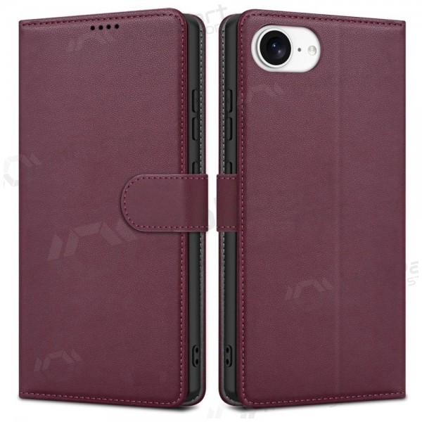 Xiaomi Redmi 15 kotelo - Fancy Wallet (burgundi)