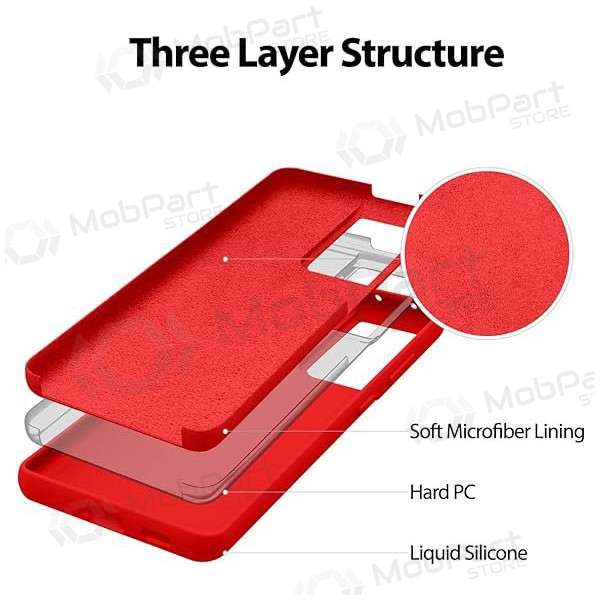 Suojakuori Mercury Silicone Case Samsung A266 A26 5G punainen Suojakuori Mercury Silicone Case Samsung A266 A26 5G punainen