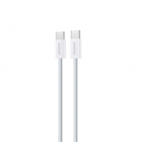 USB-C-kaapeli Dudao L6C USB-C–USB-C 1 m 60 W valkoinen