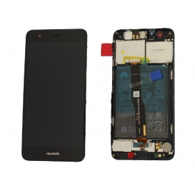 Huawei Nova näyttö (musta) (kehyksellä ja paristo) (service pack) (alkuperäinen)