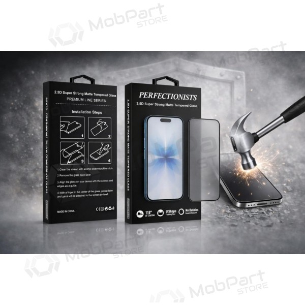 Apple iPhone 16 Pro Max panssarilasi - Perfectionists 2.5D Super Strong Matte