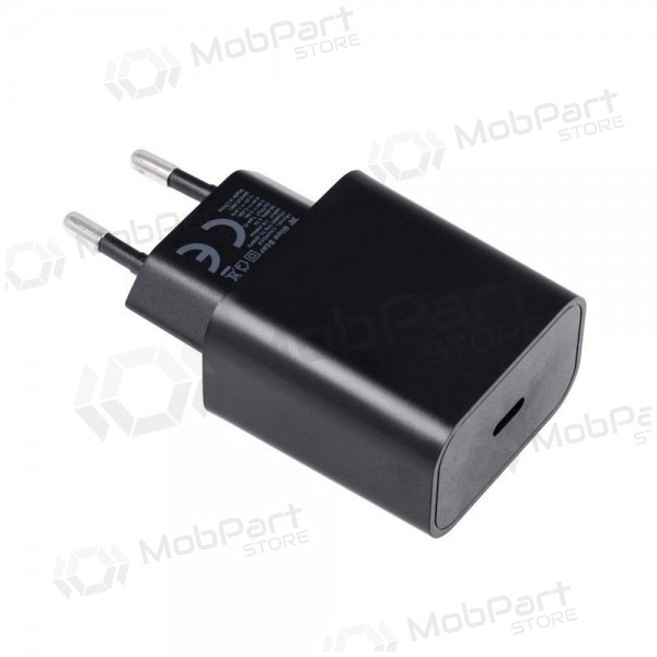 Puhelinlaturi Blue Star 20 W USB-C USB-C-kaapelilla musta