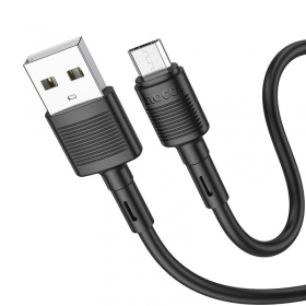 USB kaapeli Hoco X83 USB-A to MicroUSB 1.0m musta